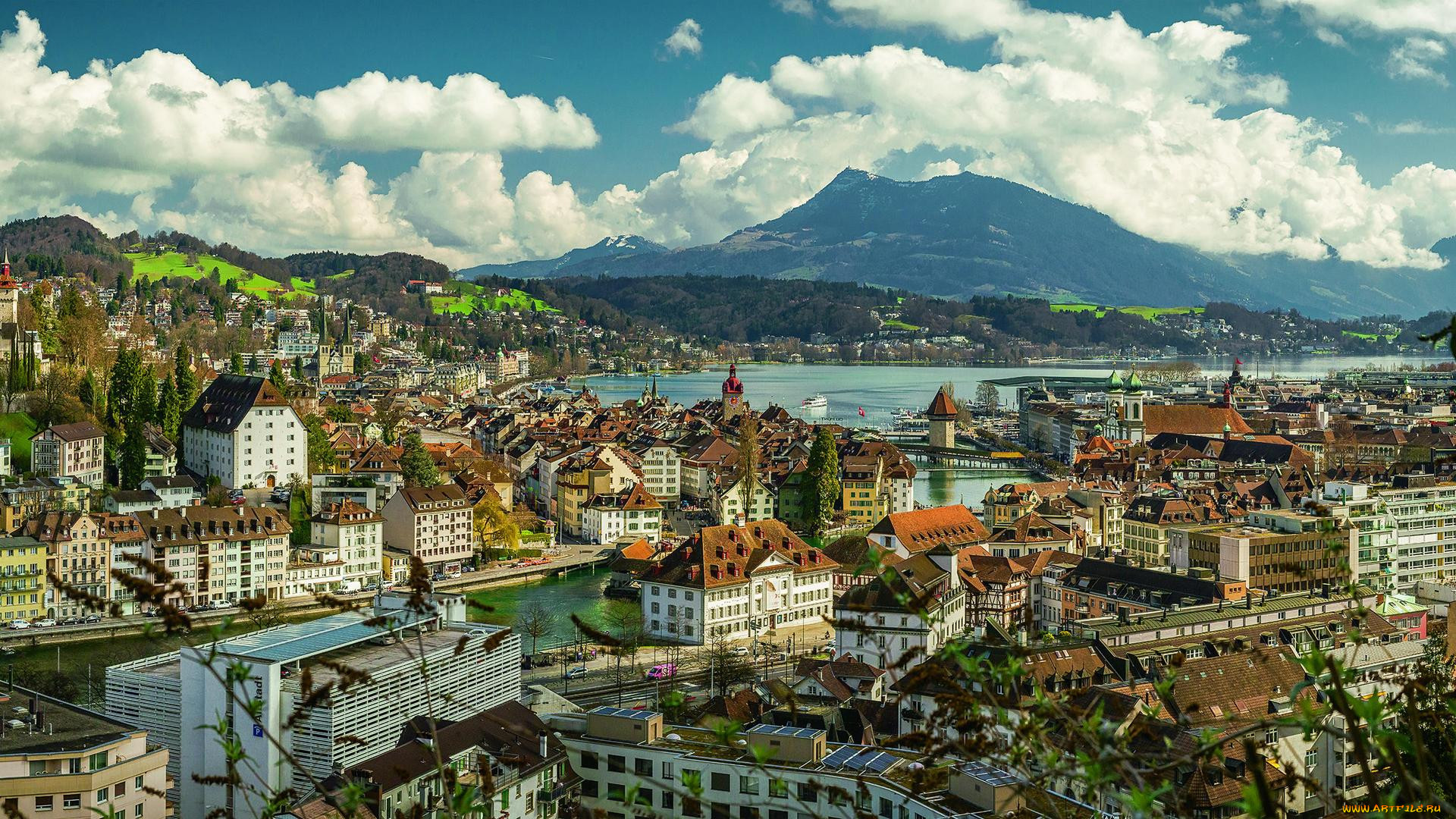 , - , , , panorama, switzerland, lucerne, , 